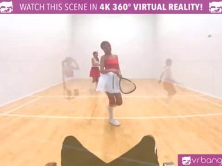 Vr bangers - dillion dan pristine scissoring betul selepas telanjang racquetbal